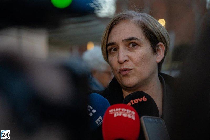 Colau cree que, si existe voluntad política, pronto se alcanzará un acuerdo entre PSC, BComú y ERC en Barcelona.