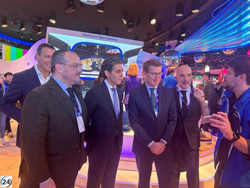 Feijóo se encuentra con Telefónica tras el anuncio del SEPI digital del Gobierno.