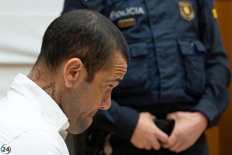 Dani Alves será liberado el lunes tras pagar la fianza.