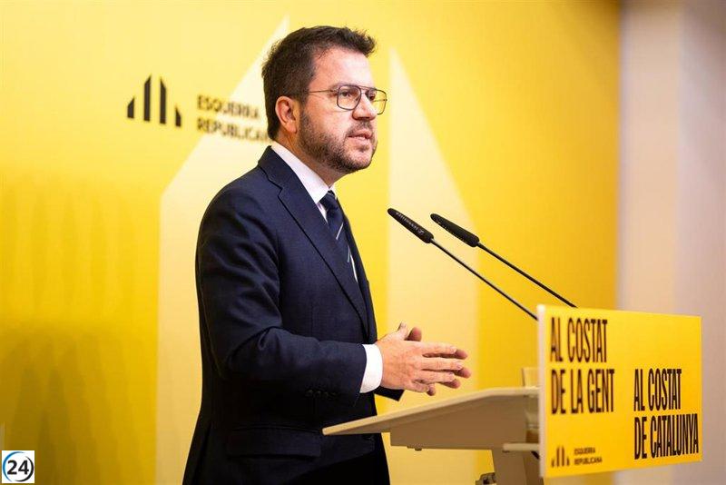 Aragonès denuncia estrategia electoral de Sánchez con 