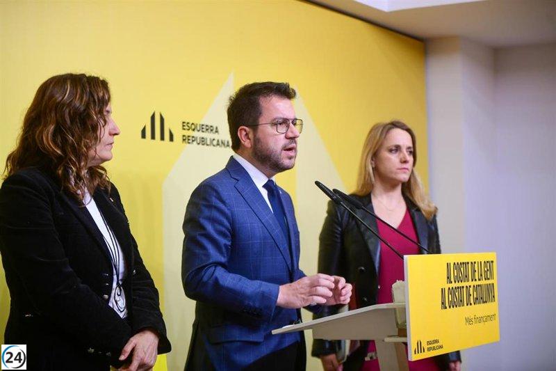 Aragonès se niega a que el independentismo participe en la regeneración propuesta por Sánchez