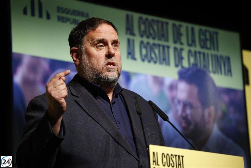 Junqueras quiere liderar ERC con el respaldo de la militancia.