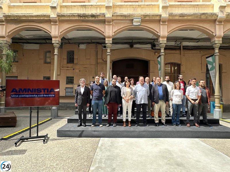 Independentistas catalanes celebran unidad tras amnistía: