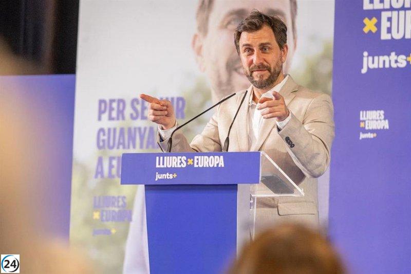 Comín acusa a Sánchez de complicidad en el ataque judicial contra el independentismo.