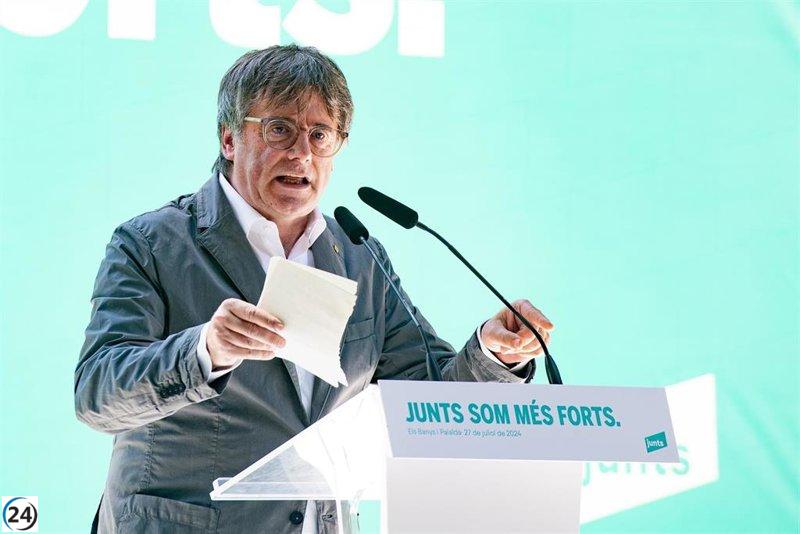 Puigdemont sugiere que los Reyes saldrán de Paiporta con actitud sumisa.