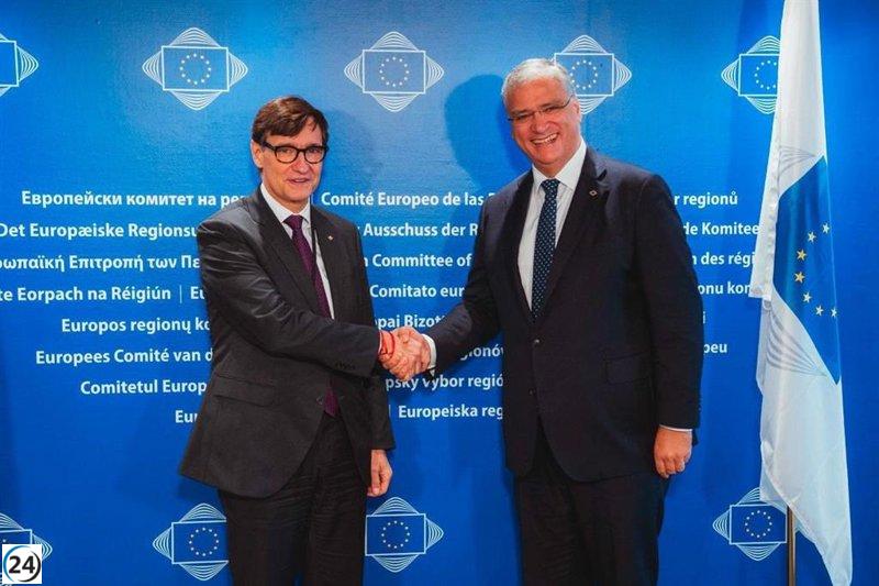 Illa expresa a Cordeiro su deseo de devolver a Catalunya un papel destacado en el Comité de las Regiones.