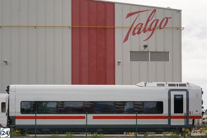 Renfe estima en 1 millón el impacto de la avería de los Talgo Avril y considera posibles sanciones.