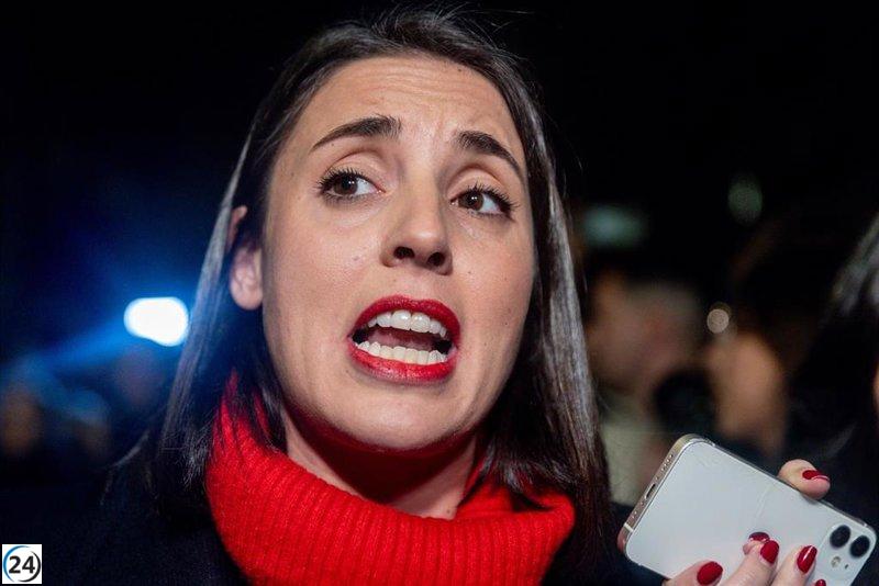 Irene Montero sugiere que el PSOE debería incorporar a Sumar en sus filas.