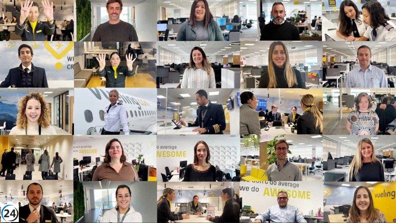 Vueling se reafirma como la única aerolínea en Europa destacada como Top Employer 2025.