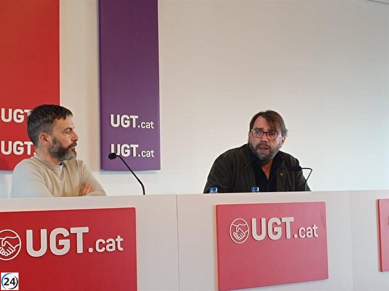 Ros destaca que UGT de Catalunya ha mejorado bajo su liderazgo en el Congreso Nacional.