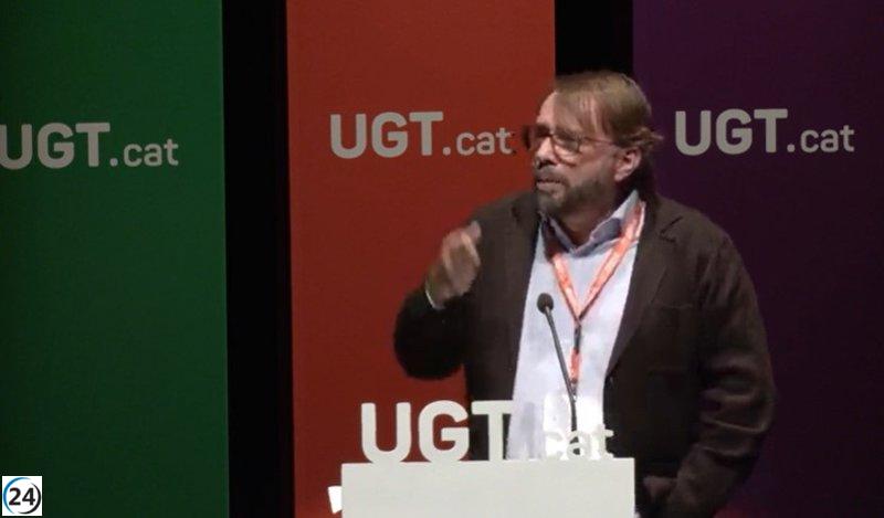 Ros sostiene que el liderazgo de UGT Catalunya ha logrado resultados récord, aunque no son suficientes.