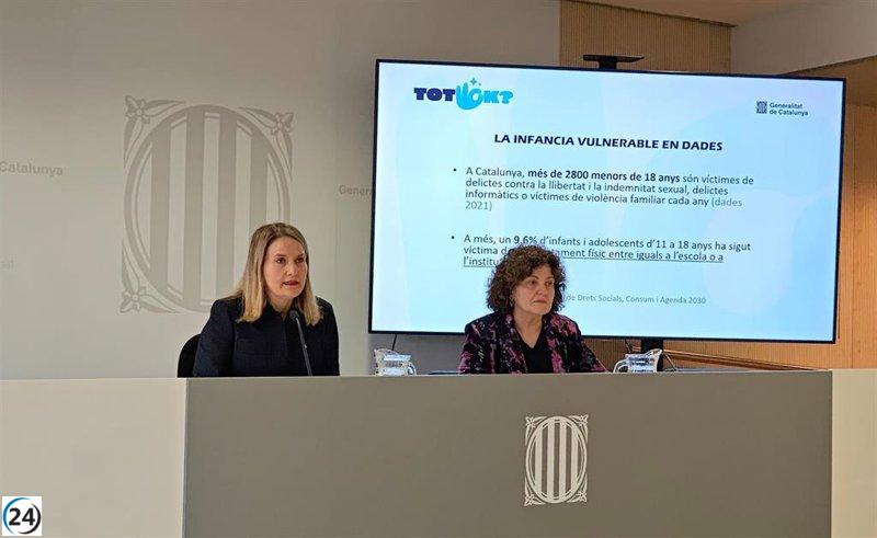 El Govern presenta 'Tot Ok?', una plataforma digital para abordar la violencia infantil.