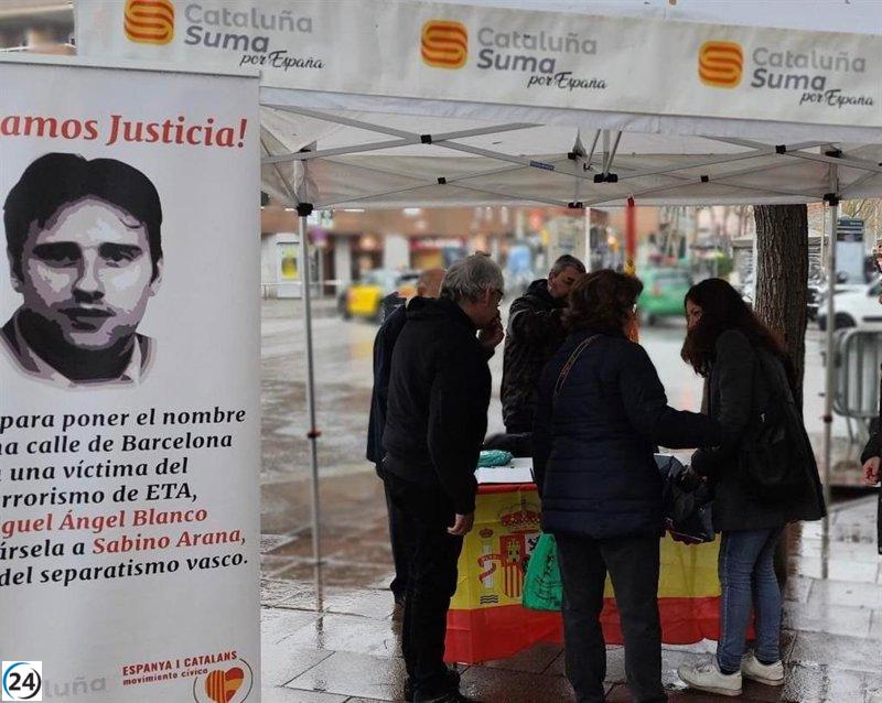 Proponen una iniciativa para renombrar la calle Sabino Arana de Barcelona en honor a Miguel Ángel Blanco.
