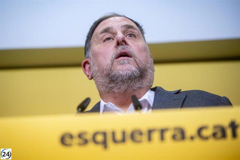 Junqueras aplaude la elección del valenciano como idioma principal en las escuelas por parte de las familias.