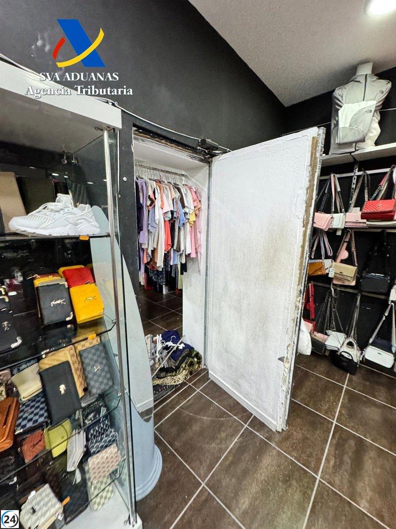 La Agencia Tributaria confiscó en Girona ropa y accesorios falsificados valorados en 1,4 millones de euros.