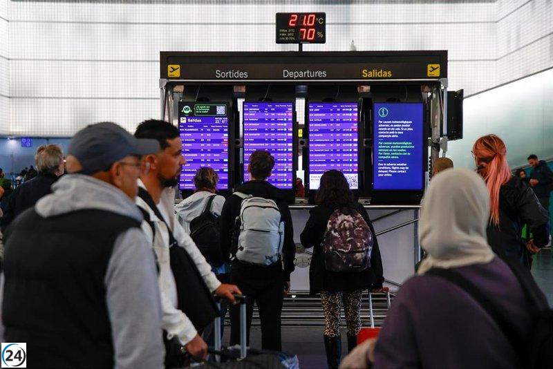 Cierre de Heathrow provoca la cancelación de 19 vuelos en Barcelona este viernes.