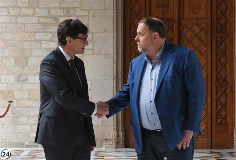 Acuerdo entre el Govern y ERC para bajar el IRPF a quienes ganan menos de 33.000 euros.