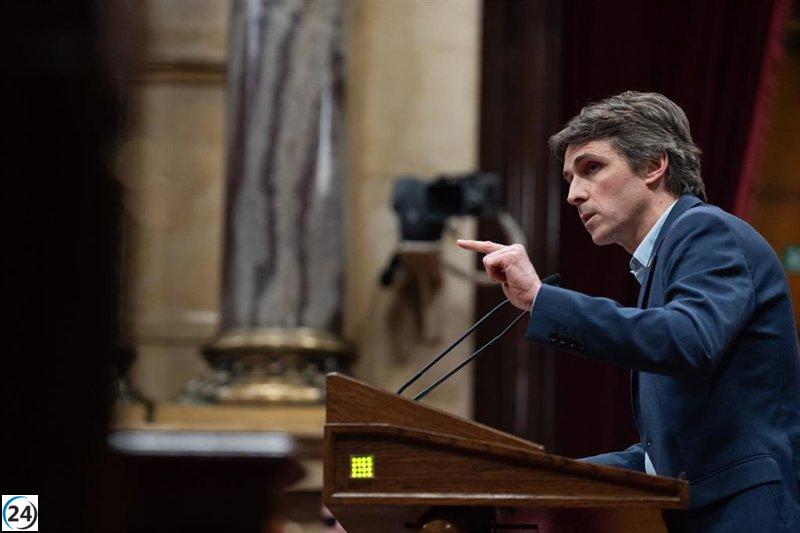 Vergés (Junts) en el pleno de Rodalies: 