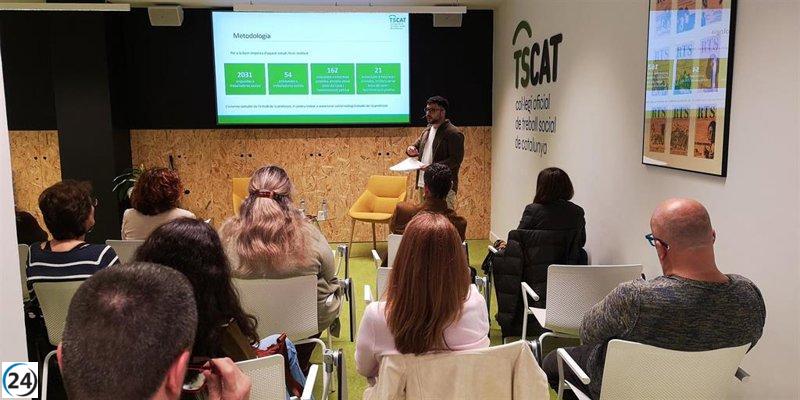 Trabajadores sociales en Catalunya exigen condiciones laborales dignas y respaldo en salud mental.