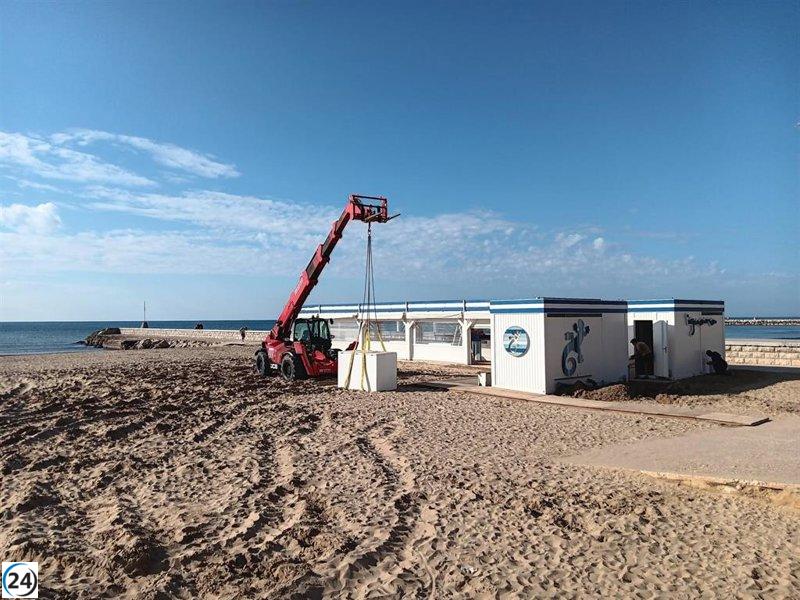 La Delegación del Gobierno apoya la destrucción del Club de Mar en Sitges.