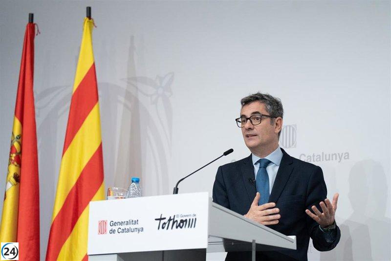 Bolaños reafirma el firme compromiso del Gobierno con la oficialidad del catalán en la UE.