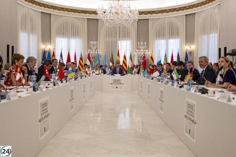 La Conferencia de Presidentes presenta un menú que celebra la gastronomía catalana con xató, canelones, suquet y fricandó.