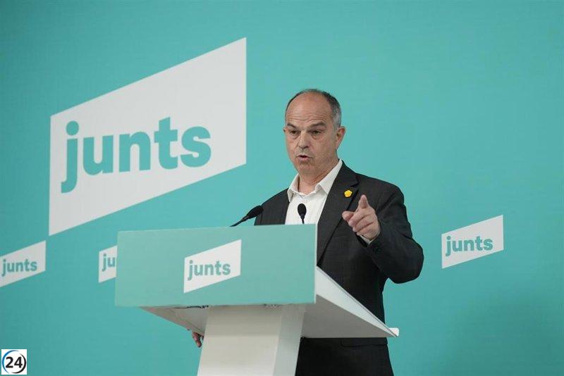 Turull (Junts) exige el levantamiento de la orden de captura de Puigdemont este viernes.