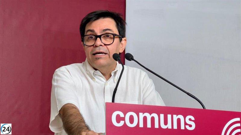 Los Comuns se unirán como acusación popular en el caso Koldo, según Pisarello.