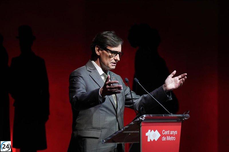 Illa revela la adquisición de 39 nuevos trenes para el Metro de Barcelona, de los cuales 22 serán para la línea L9.