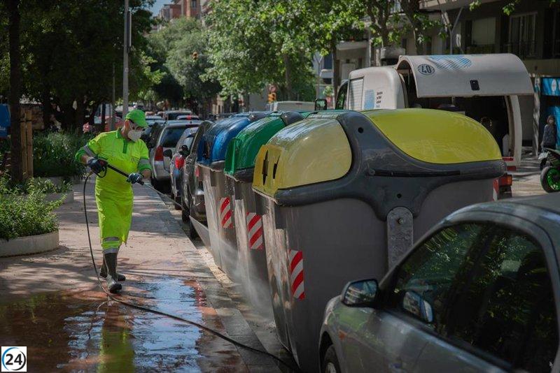 Barcelona reunirá a empresas de limpieza para evaluar protocolos ante altas temperaturas.