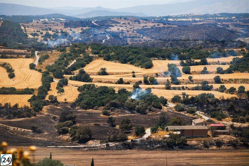 Agricultores catalanes exigen un papel clave en la gestión forestal y la prevención de incendios.