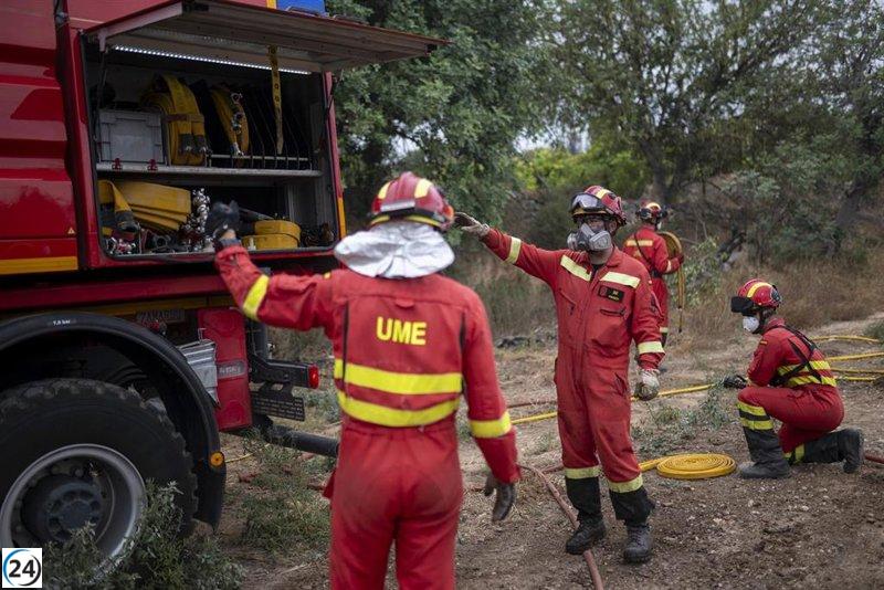 CC.OO. expresa su dolor por la pérdida del auxiliar de la EPAF en el incendio de Paüls, Tarragona.