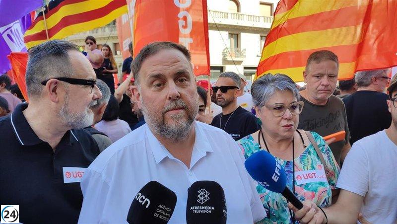 Junqueras condiciona los presupuestos a la solución del IRPF por parte del PSOE.