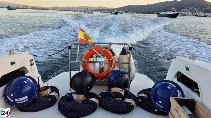 Instalan boyas en el golfo de Roses para estudiar las corrientes oceánicas.