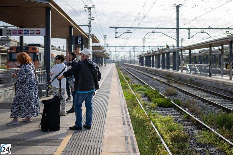 Renfe habilita 21,000 asientos de autobús el 28 de julio por restricciones en Sant Vicenç (Tarragona).