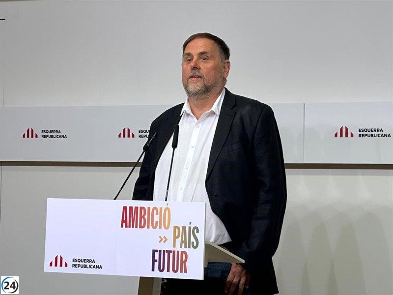 Junqueras denuncia el mal rumbo de las negociaciones de financiación y critica a Montero.