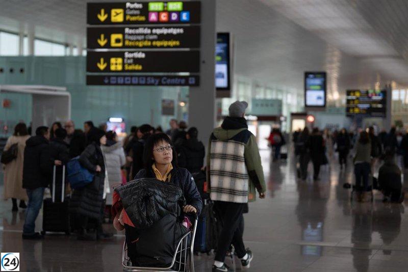 Aeropuerto de Barcelona se posiciona como el segundo en Europa por tráfico de pasajeros según la Cámara de Comercio.