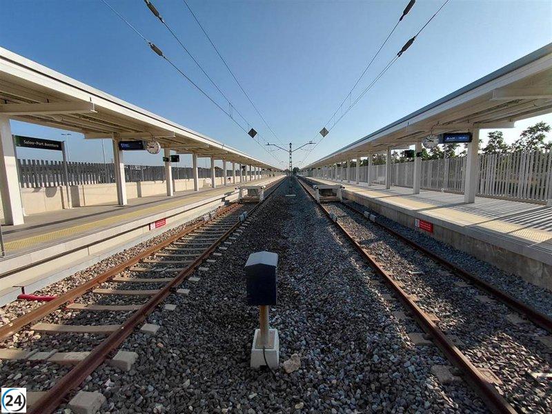 Interrupción matutina en el servicio de trenes entre Tarragona y Salou-Port Aventura.