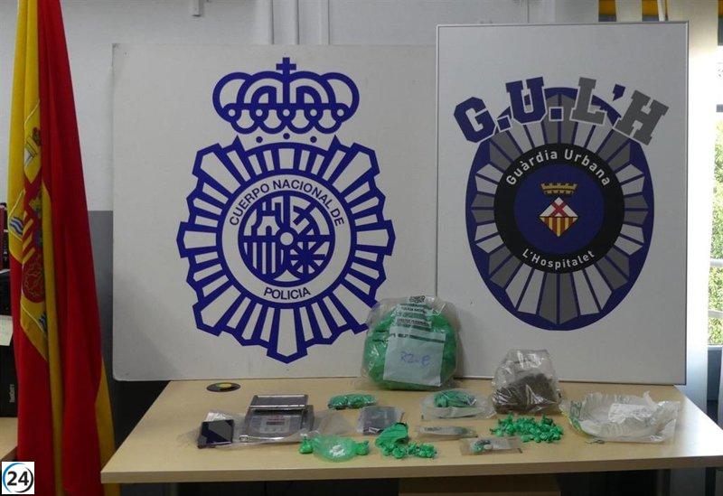 Desmantelan en L'Hospitalet de Llobregat una banda vinculada al narcotráfico.