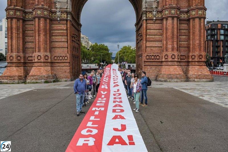 Sindicatos de Cataluña abogan por jornadas laborales más cortas para fomentar una mejor calidad de vida.