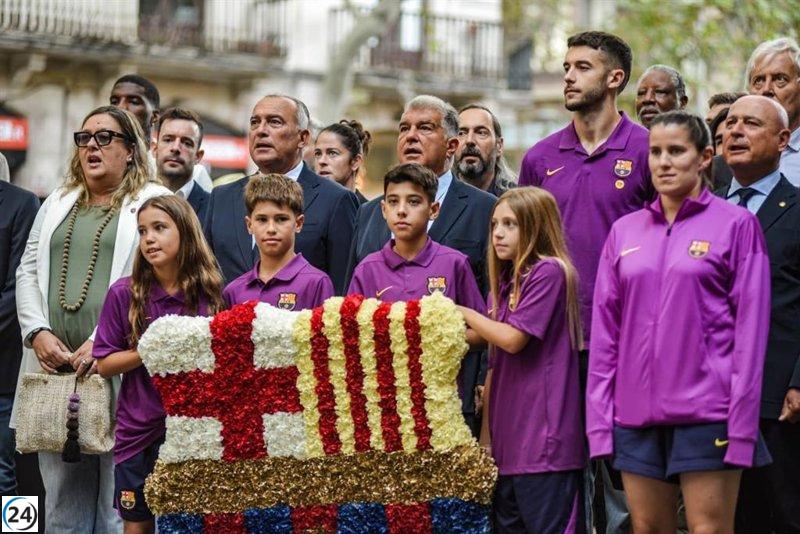 Laporta reafirma el compromiso del Barça con el catalán, frente a la intolerancia.