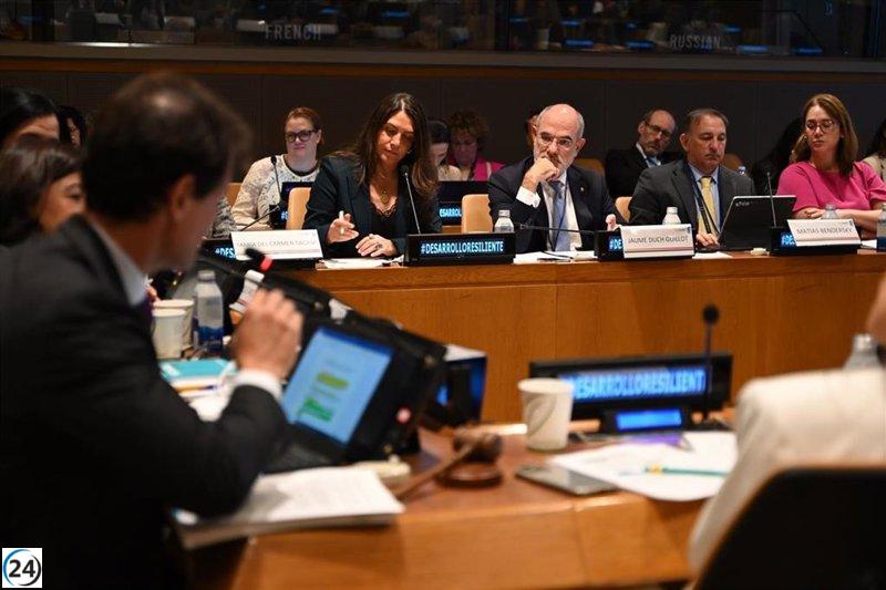 Duch revela en la ONU un plan exclusivo para fortalecer los lazos de Catalunya con América Latina.