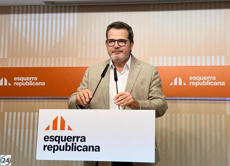 Albert respaldará el apoyo de ERC al decreto gubernamental sobre el embargo de armas a Israel.