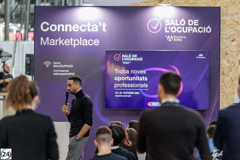 El Saló de l'Ocupació 2025 ampliará su oferta con más de 160 actividades, un incremento del 25% respecto al año anterior.