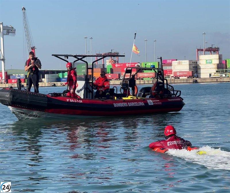 El Puerto de Barcelona simula una situación de crisis en su ejercicio general 2025.