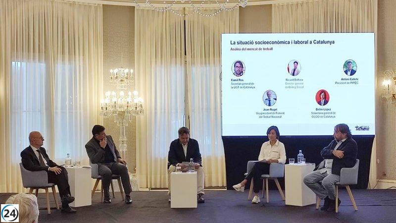 Sindicatos y empresarios reclaman una transformación laboral equitativa en Cataluña.