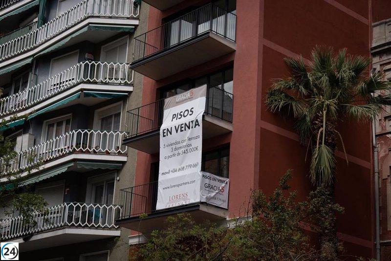 La concesión de hipotecas en Catalunya creció un 13,9% en agosto.