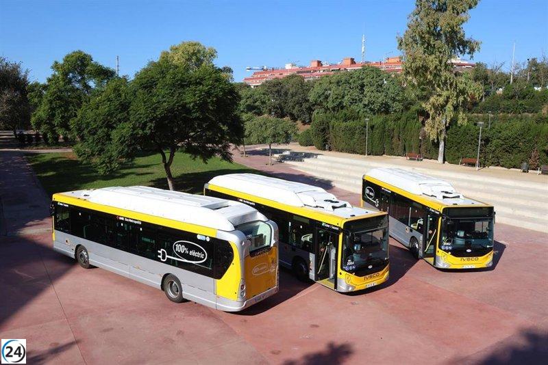 El AMB añade siete autobuses ecológicos a la red de transporte en el Baix Llobregat.