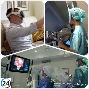 El Hospital Germans Trias lidera en Europa con cirugía robótica de urgencia a distancia