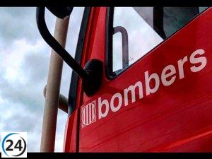 Fallece un hombre en el incendio de un inmueble en Lleida.